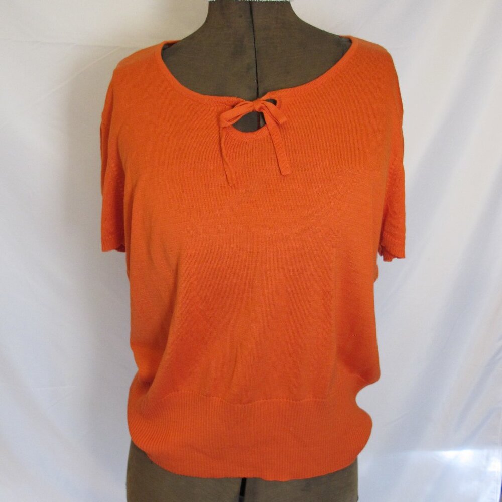 Monterey Bay paprika cotton sweater  XL